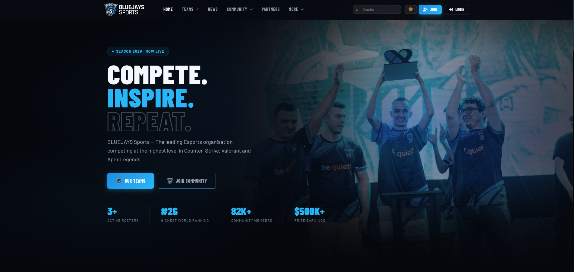 BLUEJAYS Sports Plattform